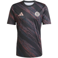 adidas FC Bayern München Pre-Match Shirt 25/26 Herren - schwarz/rot