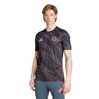 adidas FC Bayern München Pre-Match Shirt 25/26 Herren - schwarz/rot