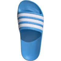 adidas Adilette Aqua Badelatschen Kinder - blau/weiß