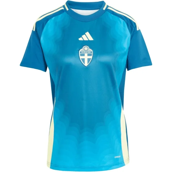 adidas Schweden Trikot Away EURO25 Damen - blau/gelb