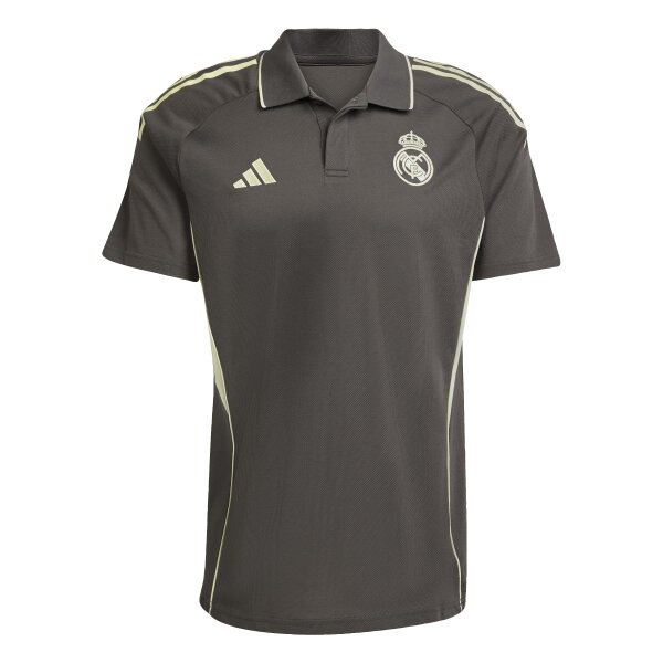 adidas Real Madrid Tiro 25 Competition Poloshirt 25/26 Herren - grau/grün
