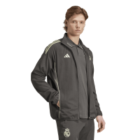 adidas Real Madrid Tiro 25 Competition Präsentationsjacke 25/26 Herren - grau/grün