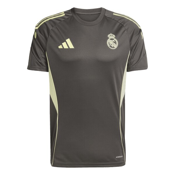 adidas Real Madrid Tiro 25 Competition Trainingstrikot 25/26 Herren - grau/grün