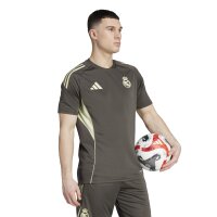 adidas Real Madrid Tiro 25 Competition Trainingstrikot 25/26 Herren - grau/grün