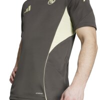 adidas Real Madrid Tiro 25 Competition Trainingstrikot 25/26 Herren - grau/grün