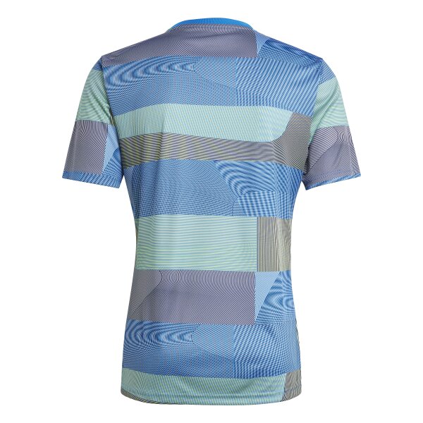 adidas Real Madrid Pre-Match Shirt 25/26 Herren - blau/lila/grau