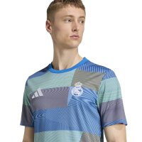 adidas Real Madrid Pre-Match Shirt 25/26 Herren - blau/lila/grau
