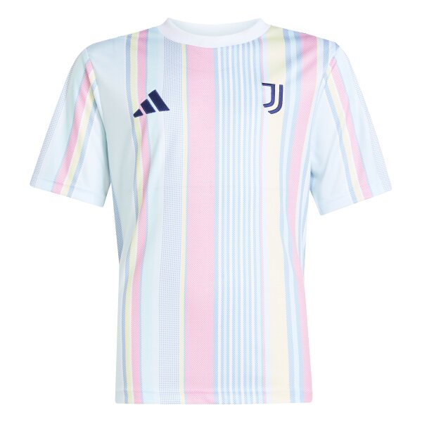 adidas Juventus Turin Pre-Match Shirt 25/26 Kinder - weiß/blau/rosa/gelb