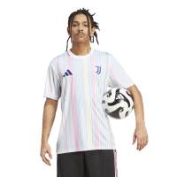 adidas Juventus Turin Pre-Match Shirt 25/26 Herren - wei&szlig;/blau/rosa/gelb