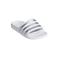 adidas Adilette Aqua Badelatschen Kinder - weiß/silber