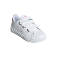 adidas Advantage Base 2.0 Sneaker Kinder - weiß/rosa - 29