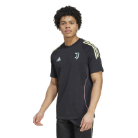 adidas Juventus Turin Tiro Cotton T-Shirt 25/26 Herren - schwarz/blau/gelb/rosa