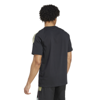 adidas Juventus Turin Tiro Cotton T-Shirt 25/26 Herren - schwarz/blau/gelb/rosa