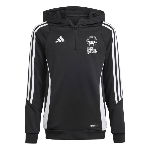 VdS Nievenheim x adidas Tiro 24 Half-Zip Hoodie Kinder - schwarz/weiß