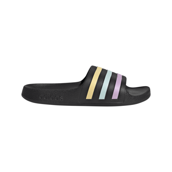 adidas Adilette Aqua Badelatschen Kinder - schwarz/mehrfarbig