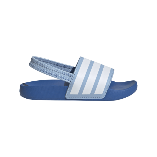 adidas Estrap Adilette Badelatschen Kinder - blau/weiß
