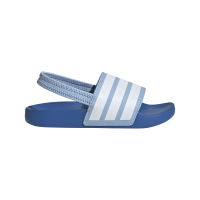 adidas Estrap Adilette Badelatschen Kinder  - blau/weiß