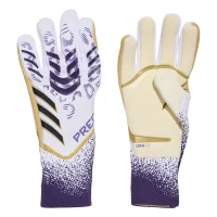 adidas Predator Pro Torwarthandschuhe - weiß/lila/schwarz