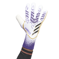 adidas Predator Pro Torwarthandschuhe - weiß/lila/schwarz