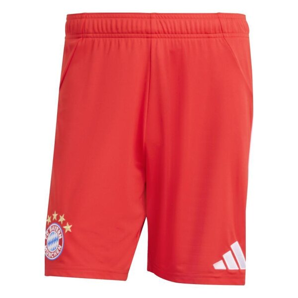adidas FC Bayern München Shorts Home 25/26 Herren - rot/weiß