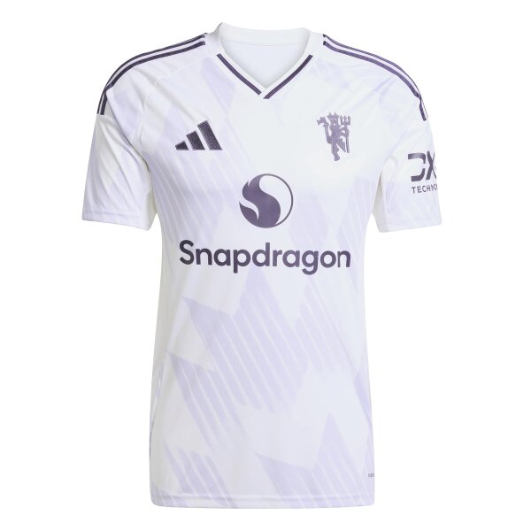 adidas Manchester United Trikot Away 25/26 Herren - weiß/blau