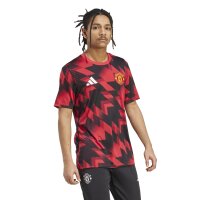 adidas  Manchester United Pre-Match T-Shirt 25/26 Herren - rot