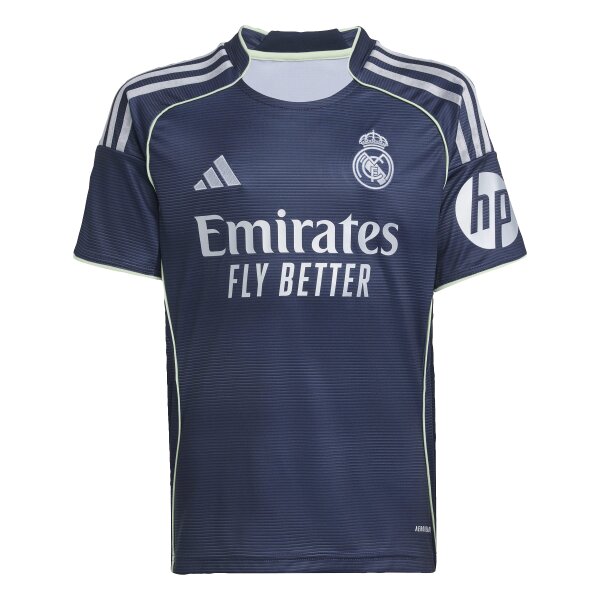 adidas Real Madrid Trikotset Away 25/26 Kinder - blau/silber