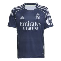 adidas Real Madrid Trikotset Away 25/26 Kinder - blau/silber