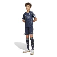 adidas Real Madrid Trikotset Away 25/26 Kinder - blau/silber