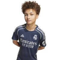 adidas Real Madrid Trikotset Away 25/26 Kinder - blau/silber