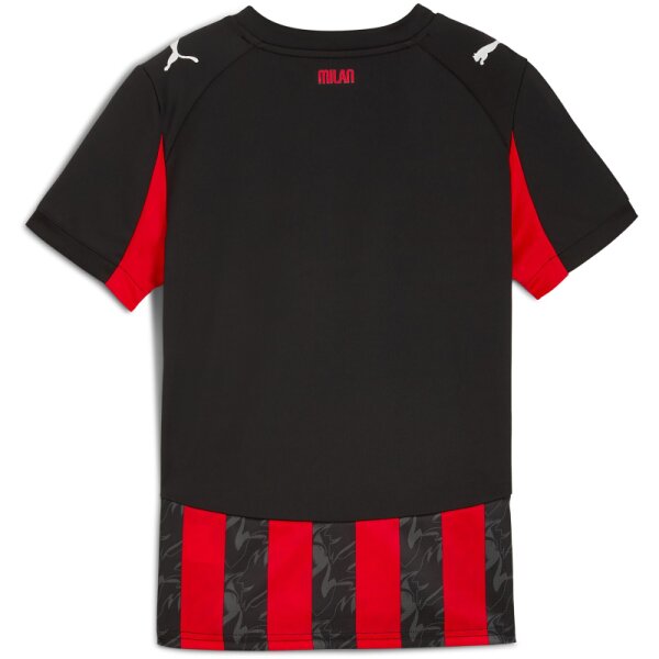 Puma AC Milan Trikot Home 25/26 Kinder - rot/schwarz