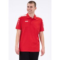 Jako Power Poloshirt Herren - rot/weiß