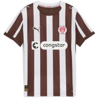 Puma FC St. Pauli Trikot Home 25/26 Kinder - braun/weiß