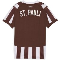 Puma FC St. Pauli Trikot Home 25/26 Kinder - braun/weiß