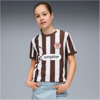 Puma FC St. Pauli Trikot Home 25/26 Kinder - braun/weiß