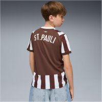 Puma FC St. Pauli Trikot Home 25/26 Kinder - braun/weiß