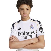adidas Real Madrid Trikot Home 25/26 Kinder - weiß/schwarz/gelb