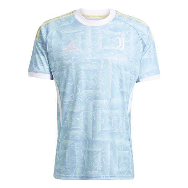 adidas Juventus Turin Trikot Away 25/26 Herren - hellblau/weiß/gelb