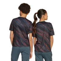 adidas FC Bayern M&uuml;nchen Pre-Match T-Shirt 25/26 Kinder - schwarz/rot