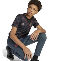 adidas FC Bayern München Pre-Match T-Shirt 25/26 Kinder - schwarz/rot
