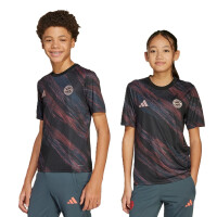 adidas FC Bayern München Pre-Match T-Shirt 25/26 Kinder - schwarz/rot - 176