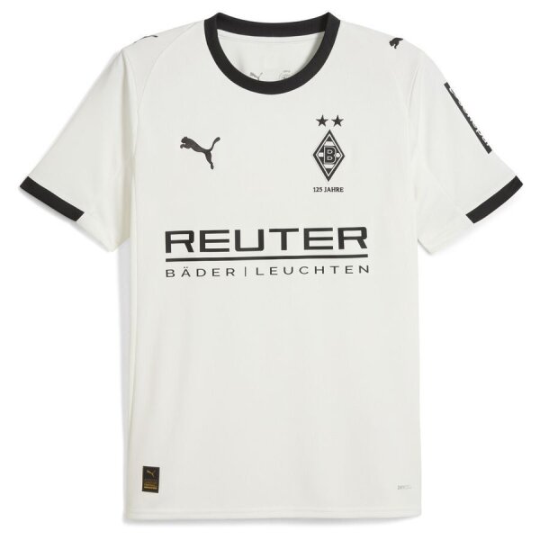 Puma Borussia Mönchengladbach Trikot Home 25/26 Herren - weiß/schwarz