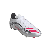 adidas F50 Messi League Fußballschuhe Kinder - weiß/silber/schwarz/rot