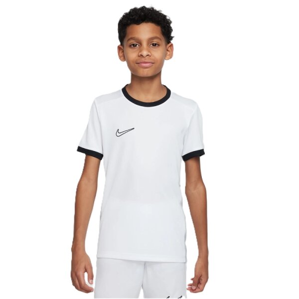 Nike Academy 25 T-Shirt Kinder - Weiß/schwarz- 122-128