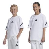 adidas Z.N.E T-Shirt Kinder - weiß/schwarz