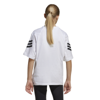 adidas  Future Icons 3-Streifen T-Shirt Kinder - weiß/schwarz