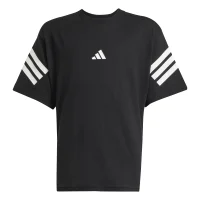 adidas Future Icons 3-Streifen T-Shirt Kinder - schwarz/weiß