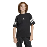 adidas Future Icons 3-Streifen T-Shirt Kinder - schwarz/weiß