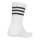 adidas 3-Streifen Cushioned Crew Socken 3er Pack - weiß/pink/schwarz/grün