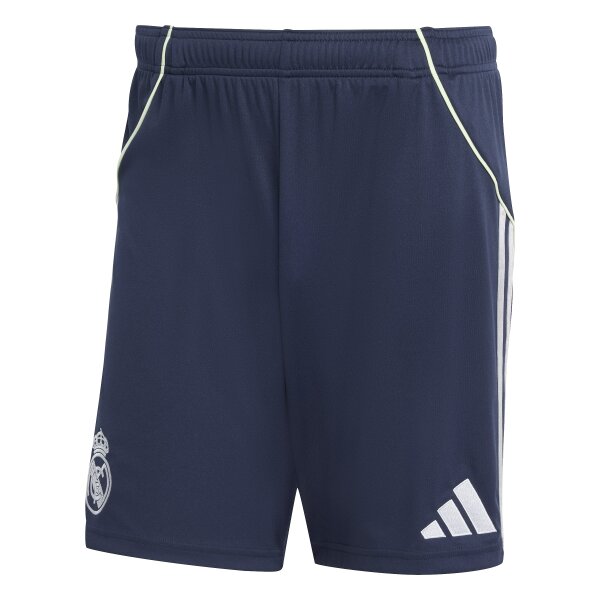 adidas Real Madrid Shorts Away 25/26 Herren - blau/silber